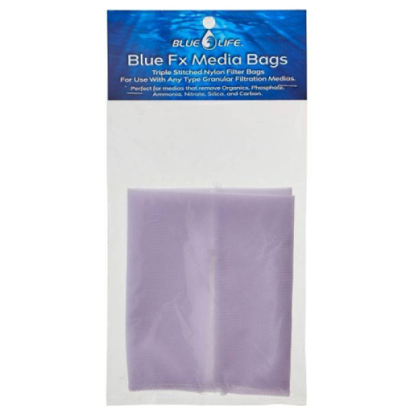 Blue Life Nylon Media Bags with ties 6Pack