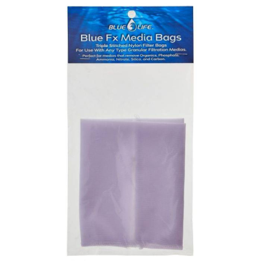 Blue Life Nylon Media Bags with ties 6Pack