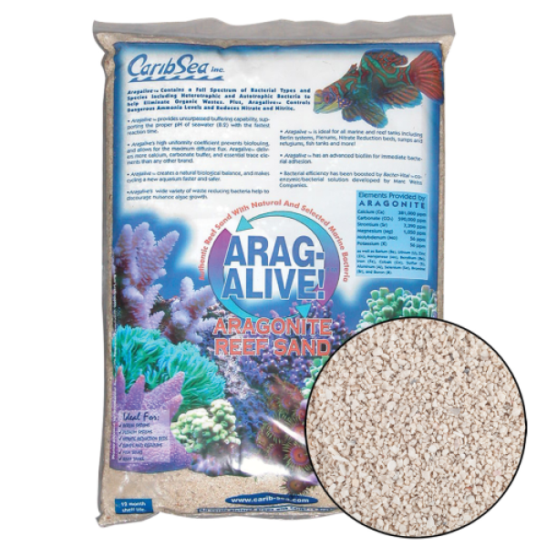 CaribSea Arag-Alive Special Grade Reef Sand 20lb