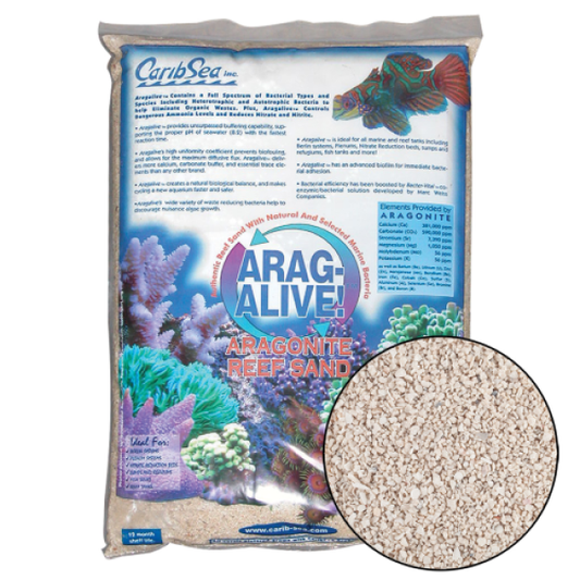 CaribSea Arag-Alive Special Grade Reef Sand 20lb