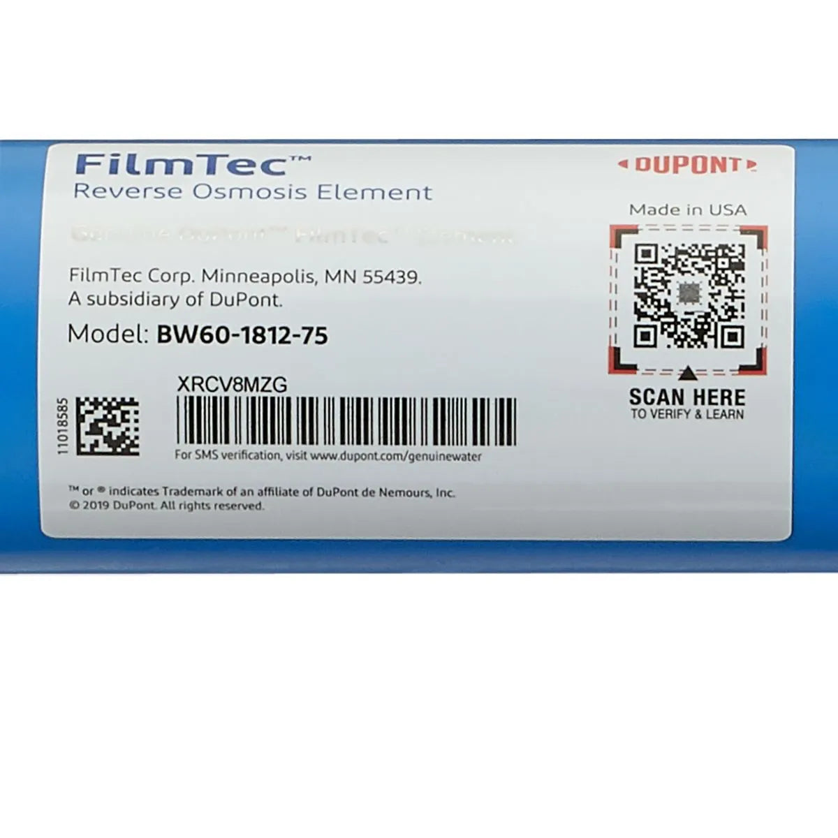 75 GPD Reverse Osmosis Membrane