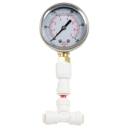 Glycerin Filled Pressure Gauge 1-100 PSI