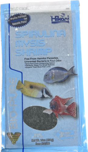 Hikari Frozen Flatback Spirulina Mysis Shrimp 16oz