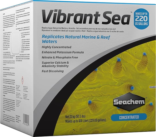 Seachem Vibrant Sea Salt 220Gal (328