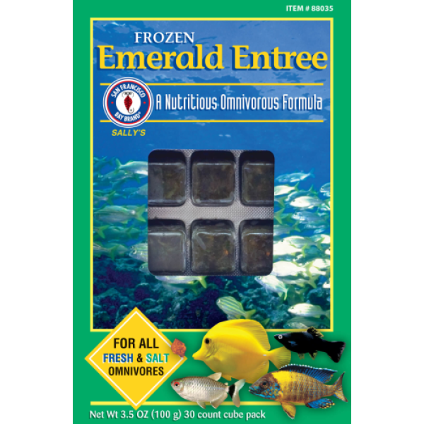 San Francisco Bay Frozen Emerald Entree Cubes 3.5oz (88035)
