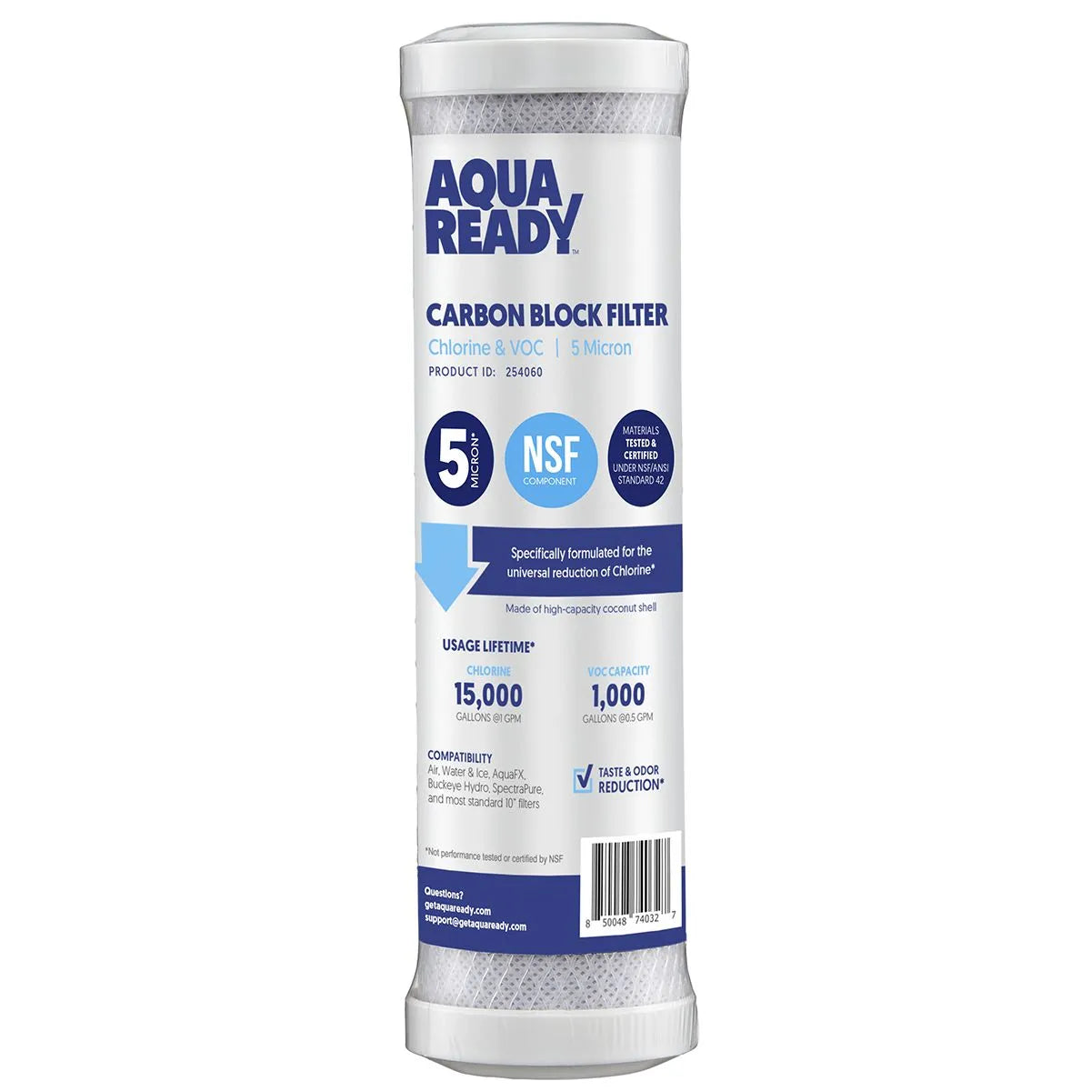 Carbon Block Filter for AquaReady RO System - AquaReady