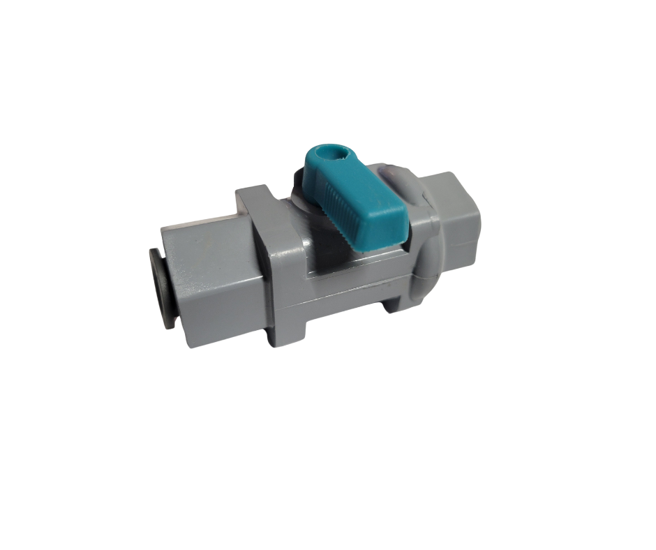 G.A. 3/8 inch Murdock Mur-lok RO Inline Ball Valve Push Connect