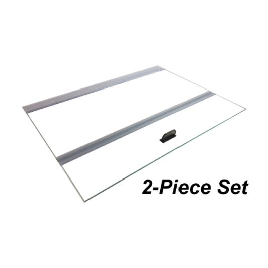 2 pk Glass Top for Aqueon 75/90gal
