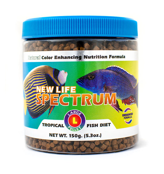 New Life Spectrum Tropical Fish Diet Large Pellet 150g (5.3oz)