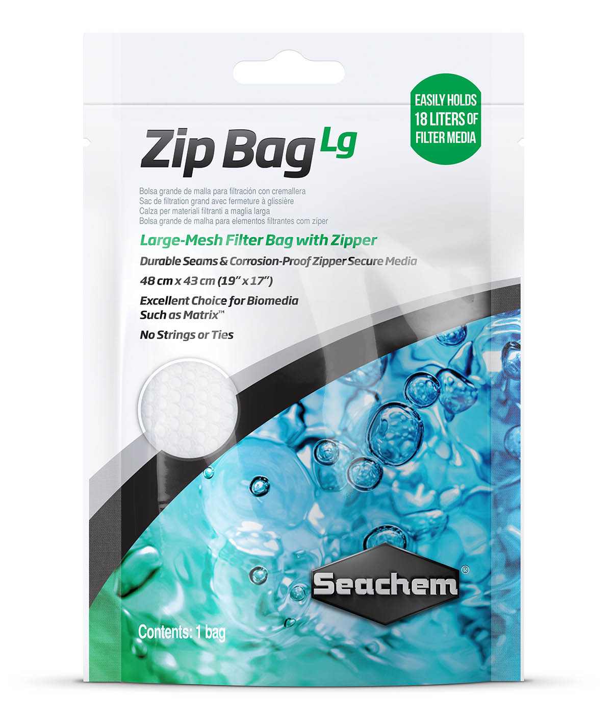 Seachem Zip Bag (Different Sizes Available)