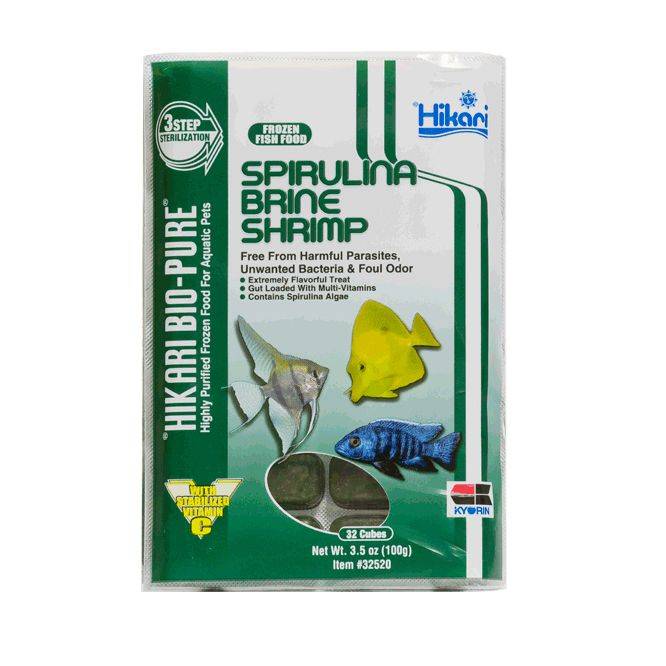 Hikari Bio-Pure Frozen Spirulina Brine Shrimp